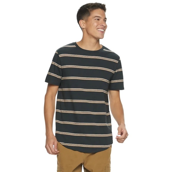Men's Tee Urban Pipeline Striped size S NEW - Picture 2 of 6